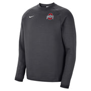 Ohio State Buckeyes Nike Bowl Tech Gray Crewneck Sweatshirt