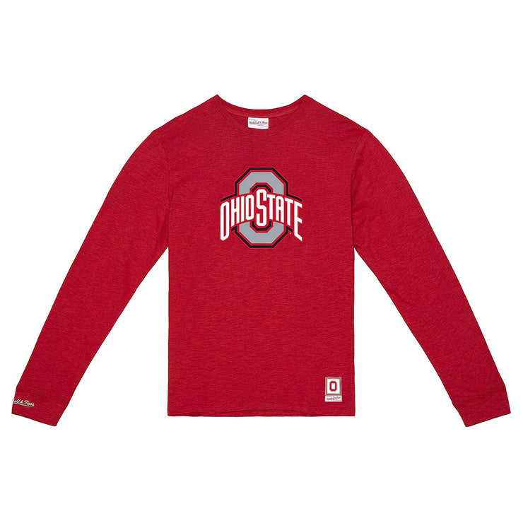 Ohio State Buckeyes Legendary Slub Athletic Wordmark Long Sleeve T-Shirt