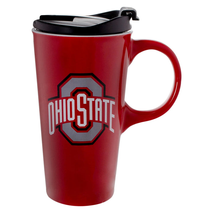 Ohio State Buckeyes 17 Oz. Boxed Travel Latte Tumbler