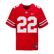 Ohio State Buckeyes Nike #22 Steele Chambers Student Athlete Scarlet Football Jersey