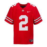 Ohio State Buckeyes Nike #2 Emeka Egbuka Student Athlete Scarlet Football Jersey