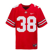 Ohio State Buckeyes Nike #38 Jayden Fielding Student Athlete Scarlet Football Jersey
