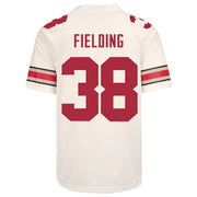 Ohio State Buckeyes Nike #38 Jayden Fielding Student Athlete White Football Jersey