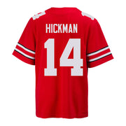 Ohio State Buckeyes Nike #14 Ronnie Hickman Student Athlete Scarlet Football Jersey