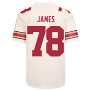Ohio State Buckeyes Nike #78 Jakob James Student Athlete White Football Jersey