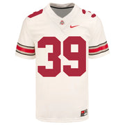 Ohio State Buckeyes Nike #39 Andrew Moore Student Athlete White Football Jersey