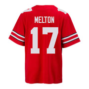 Ohio State Buckeyes Nike #17 Mitchell Melton Student Athlete Scarlet Football Jersey