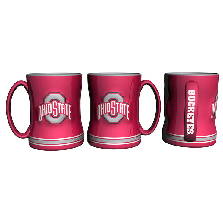 Ohio State Buckeyes 14 Oz. Sculpted Relief Mug