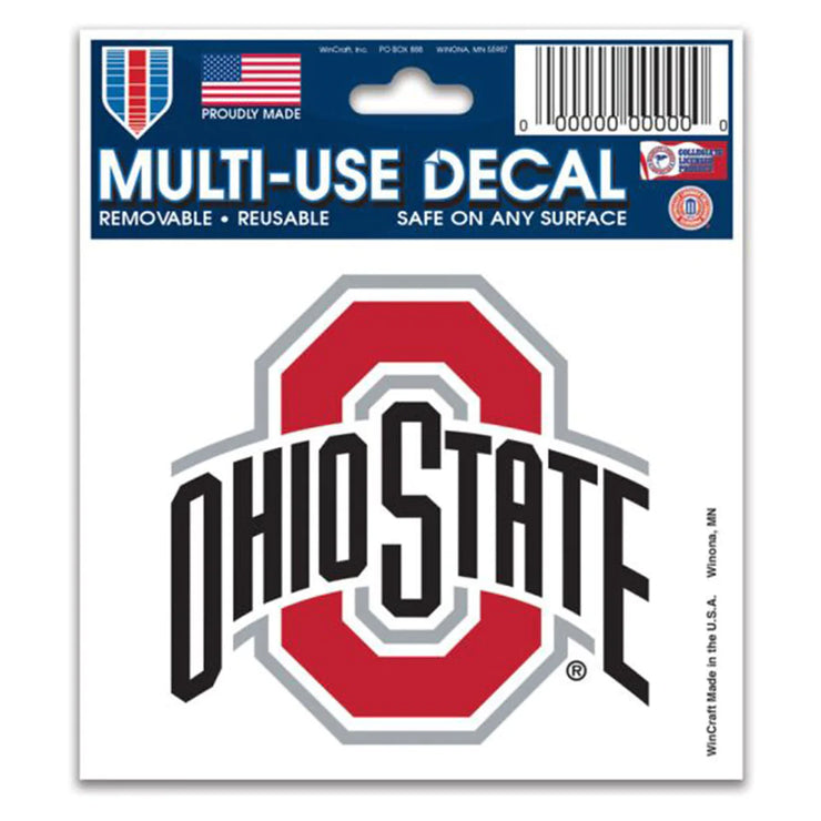 Ohio State 3"  X  4" Decal