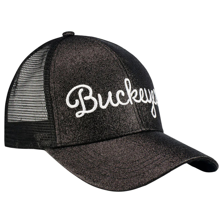 Ladies Ohio State Buckeyes Adjustable Glitter Truck Hat