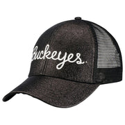 Ladies Ohio State Buckeyes Adjustable Glitter Truck Hat