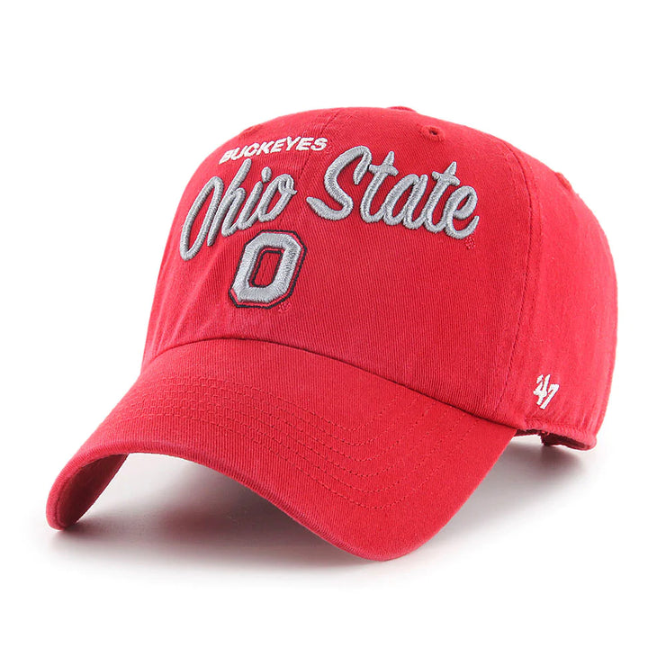 Ladies Ohio State Buckeyes Phoebe Clean Up Adjustable Hat