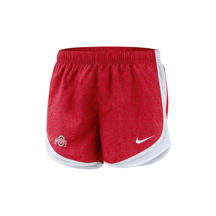 Ladies Ohio State Buckeyes Nike Tempo Shorts