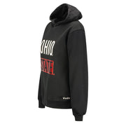 Ladies Ohio State Buckeyes Sequin Die Cut Hooded Sweatshirt