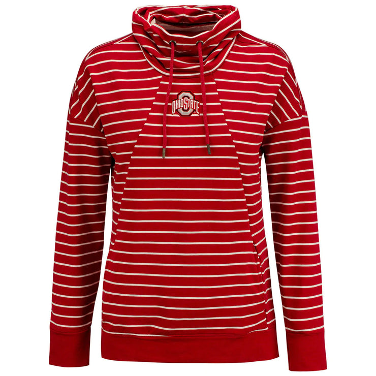 Ladies Ohio State Buckeyes Rhythm Crew Sweatshirt