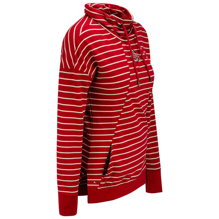 Ladies Ohio State Buckeyes Rhythm Crew Sweatshirt