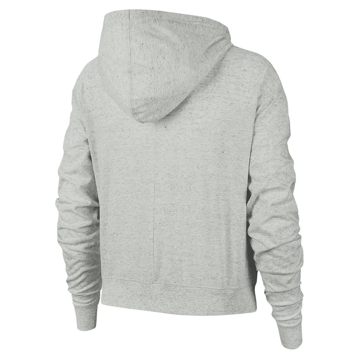 Ladies Ohio State Buckeyes Nike Crop Hooded Fleece