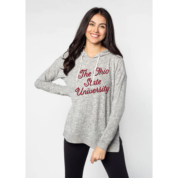 Ladies Ohio State Buckeyes Tunic Slanted Hood