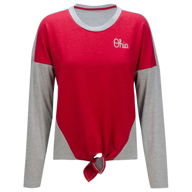 Ladies Ohio State Buckeyes Scrimmage Long Sleeve T-Shirt