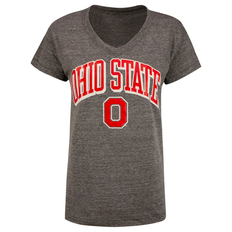 Ladies Ohio State Buckeyes University Arched T-Shirt
