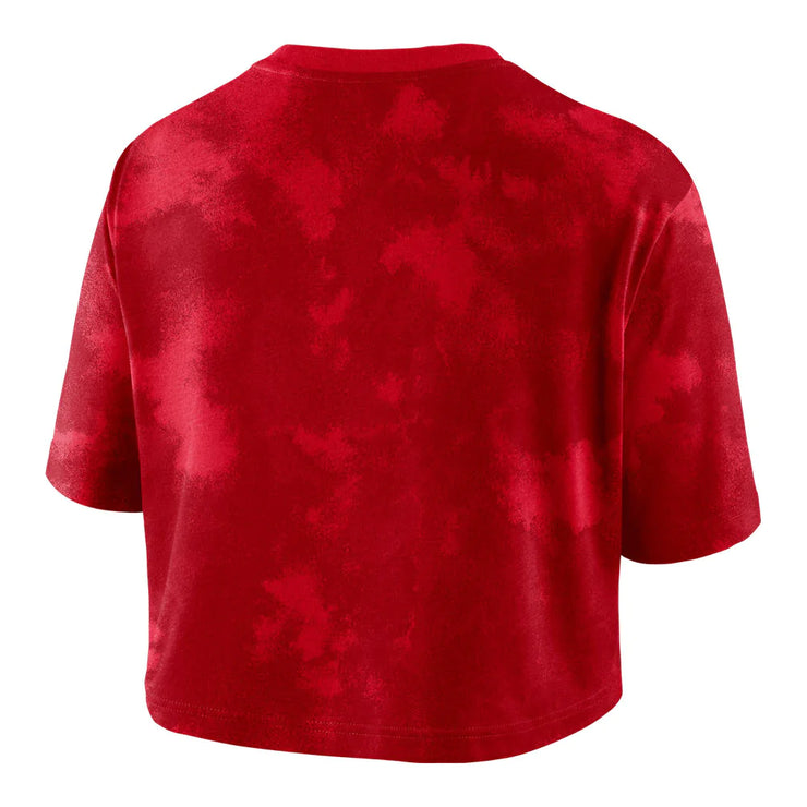 Ladies Ohio State Buckeyes Nike Primary Crop T-Shirt