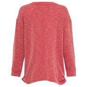 Ladies Ohio State Buckeyes Bailey Rib Long Sleeve