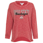 Ladies Ohio State Buckeyes Bailey Rib Long Sleeve