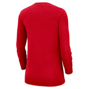 Ladies Ohio State Buckeyes Nike Core Scarlet Long Sleeve