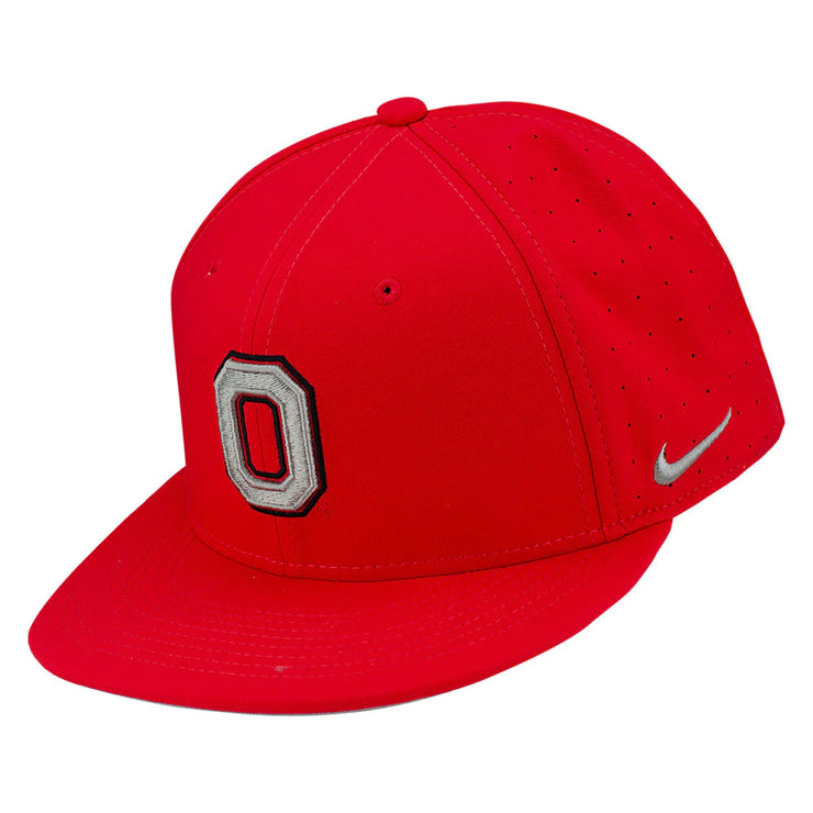 Ohio State Buckeyes Nike AeroBill Block O Fitted Hat