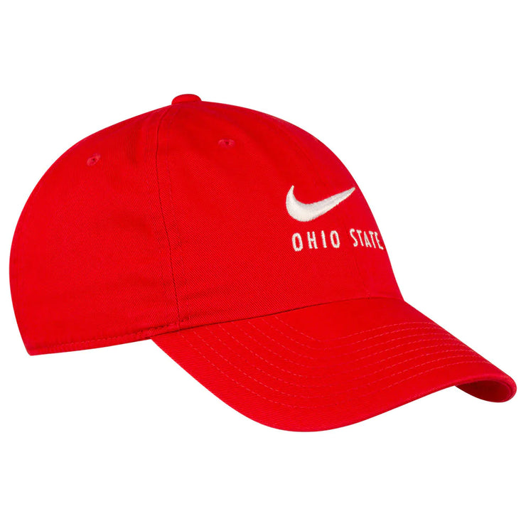 Ohio State Buckeyes Nike H86 Swoosh Wordmark Unstructured Adjustable Hat