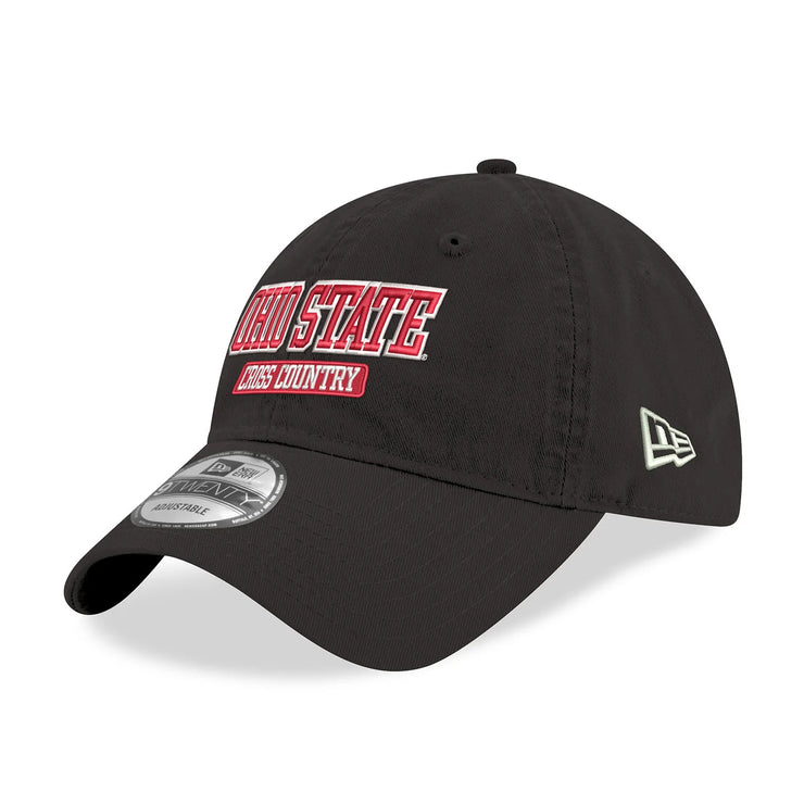 Ohio State Buckeyes Cross Country Black Adjustable Hat