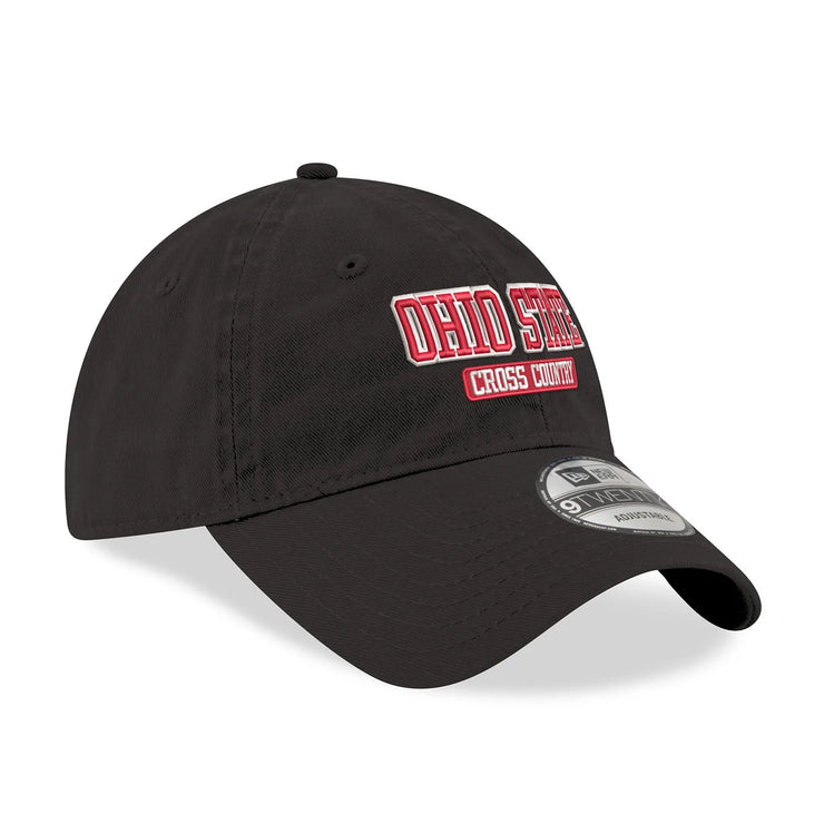 Ohio State Buckeyes Cross Country Black Adjustable Hat