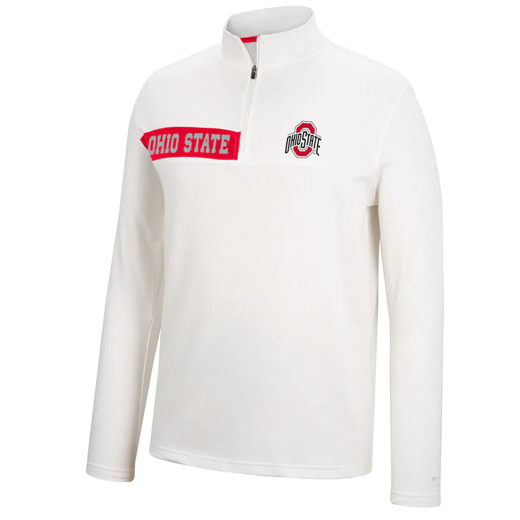Ohio State Buckeyes Harrington Wind Shirt 1/4 Zip Jacket