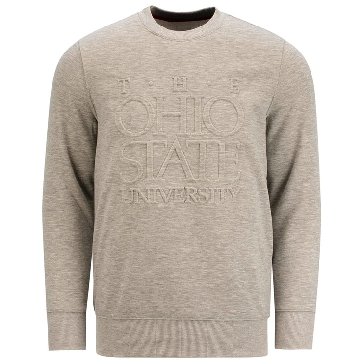 Ohio State Buckeyes Deboss The Ohio State Crew Neck