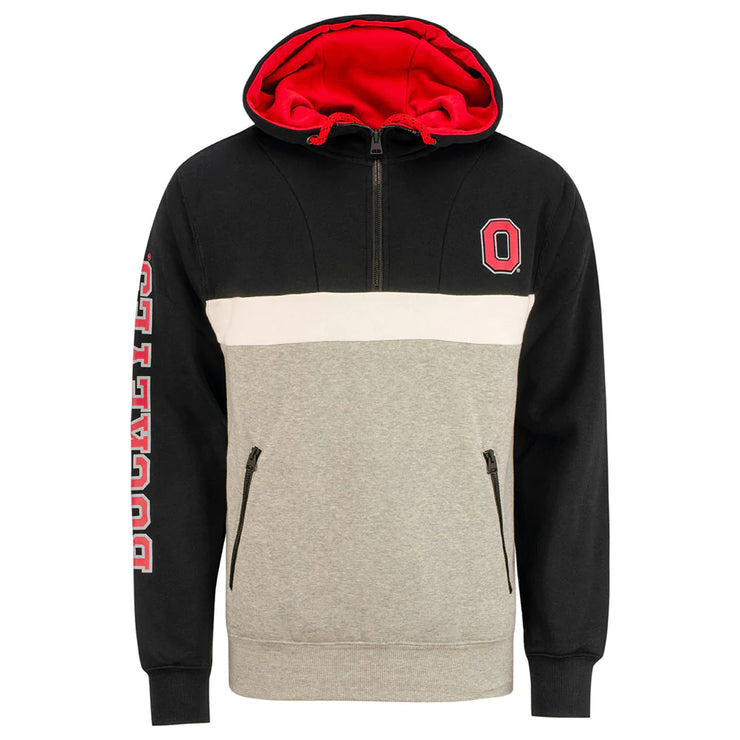 Ohio State Buckeyes 1/2 Zip Color Block Hood