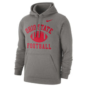 Ohio State Buckeyes Nike Football Club Fleece Gray Sweatshirt
