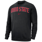 Ohio State Buckeyes Nike Club Fleece Black Crewneck Sweatshirt