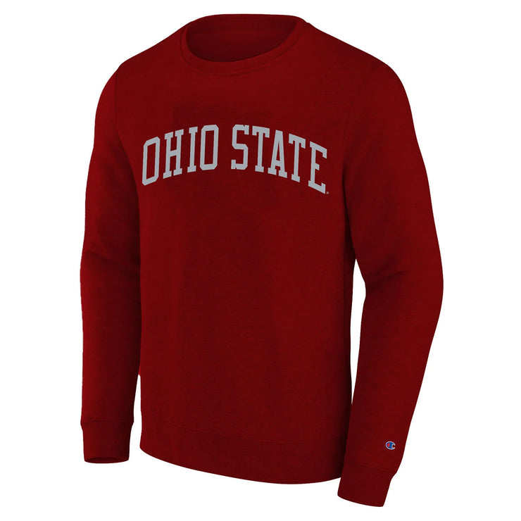 Ohio State Buckeyes Big & Tall Wordmark Fleece Crewneck