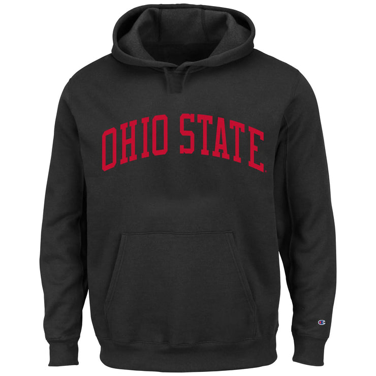 Ohio State Buckeyes Big & Tall Wordmark Fleece Hooded Sweatshirt
