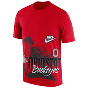 Ohio State Buckeyes Nike MX90 90's Hoop Red T-Shirt