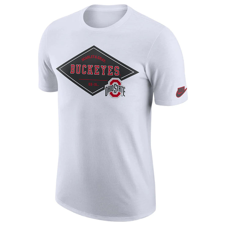 Ohio State Buckeyes Nike Modern College White T-Shirt