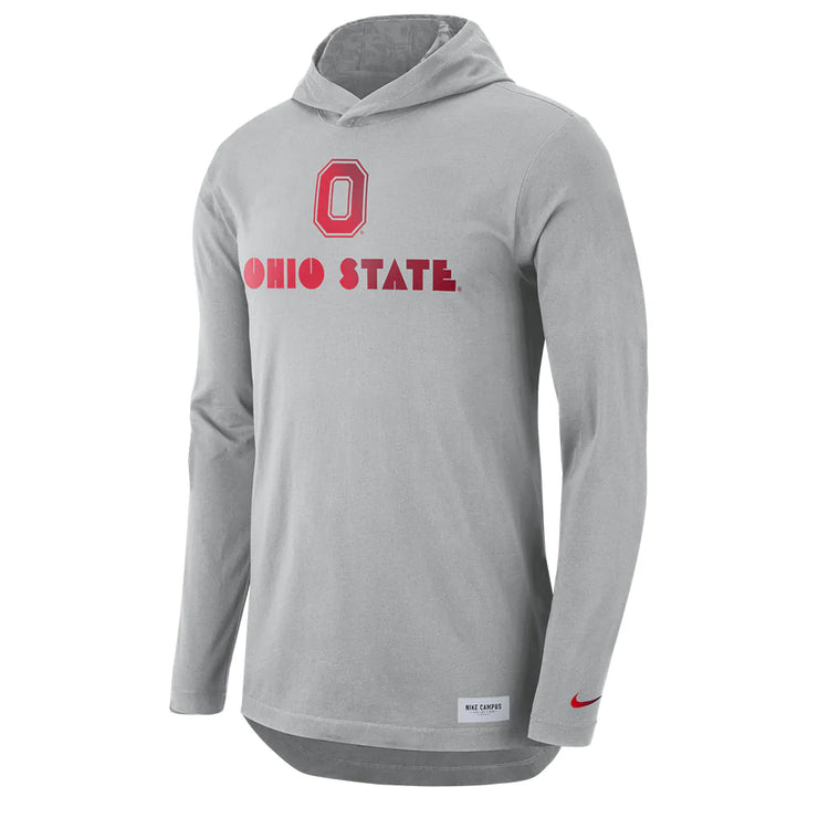 Ohio State Buckeyes Nike Dri-Fit Hoodie Long Sleeve T-Shirt