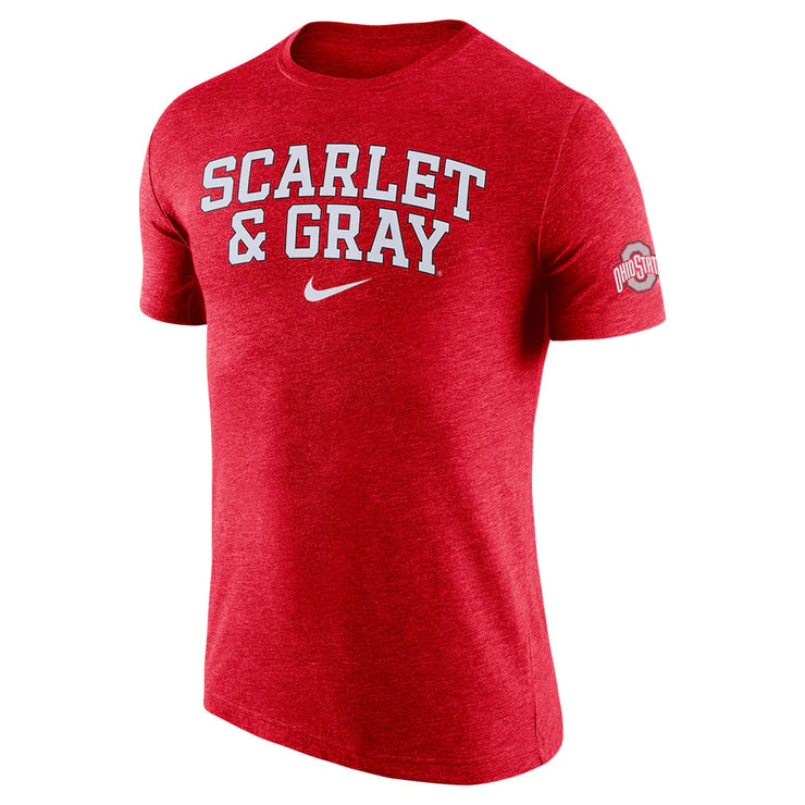 Ohio State Buckeyes Nike Campus Dri-Fit Scarlet T-Shirt