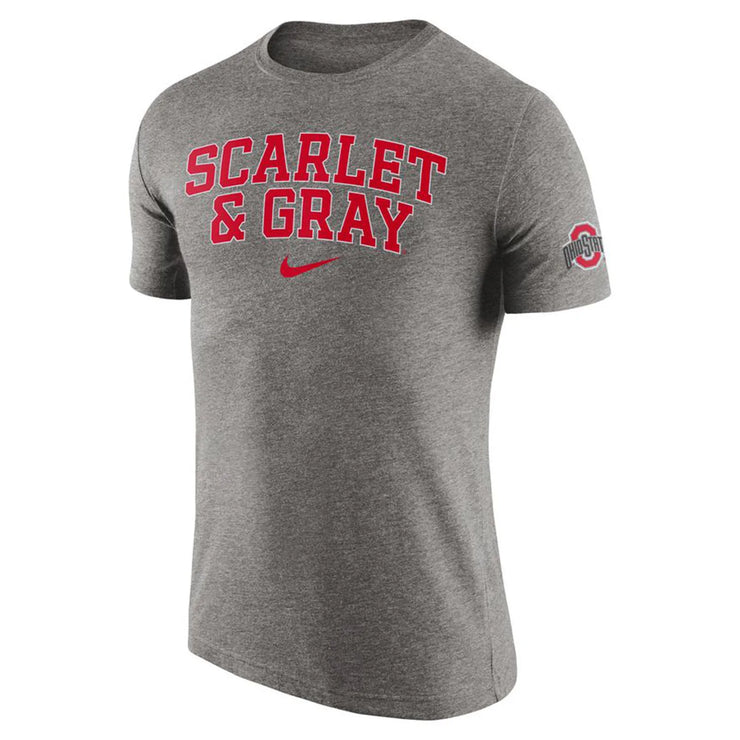 Ohio State Buckeyes Nike Campus Dri-Fit Gray T-Shirt