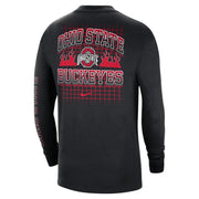 Ohio State Buckeyes Nike Campus Max 90 Tour Long Sleeve Black T-Shirt