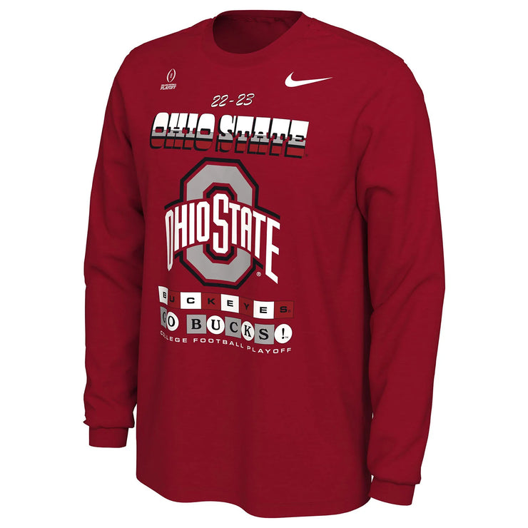 Ohio State Buckeyes Nike Bowl Scarlet Long Sleeve T-Shirt