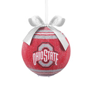 Ohio State Buckeyes LED Shatterproof Ball Scarlet Ornament