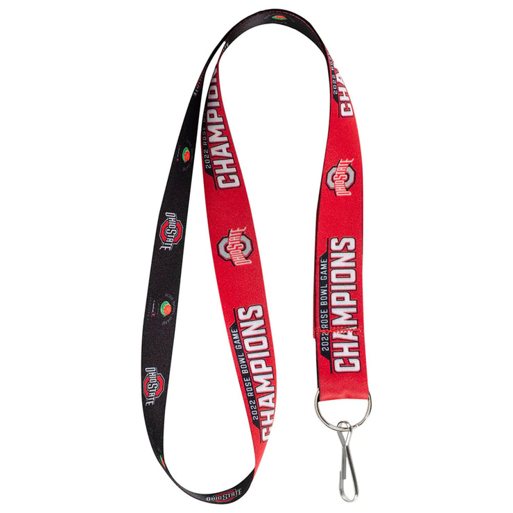 Ohio State Buckeyes 2022 Rose Bowl Champ Lanyard