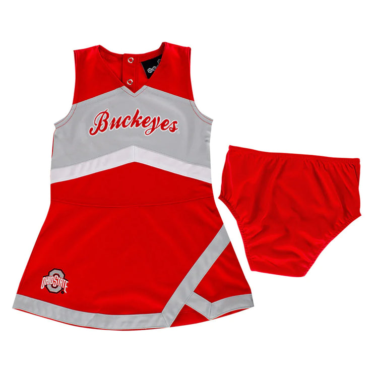 Infant Ohio State Buckeyes Cheer Captain Set