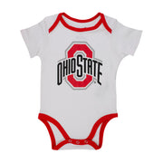 Infant Ohio State Buckeyes 3-Pack Champ Onesies